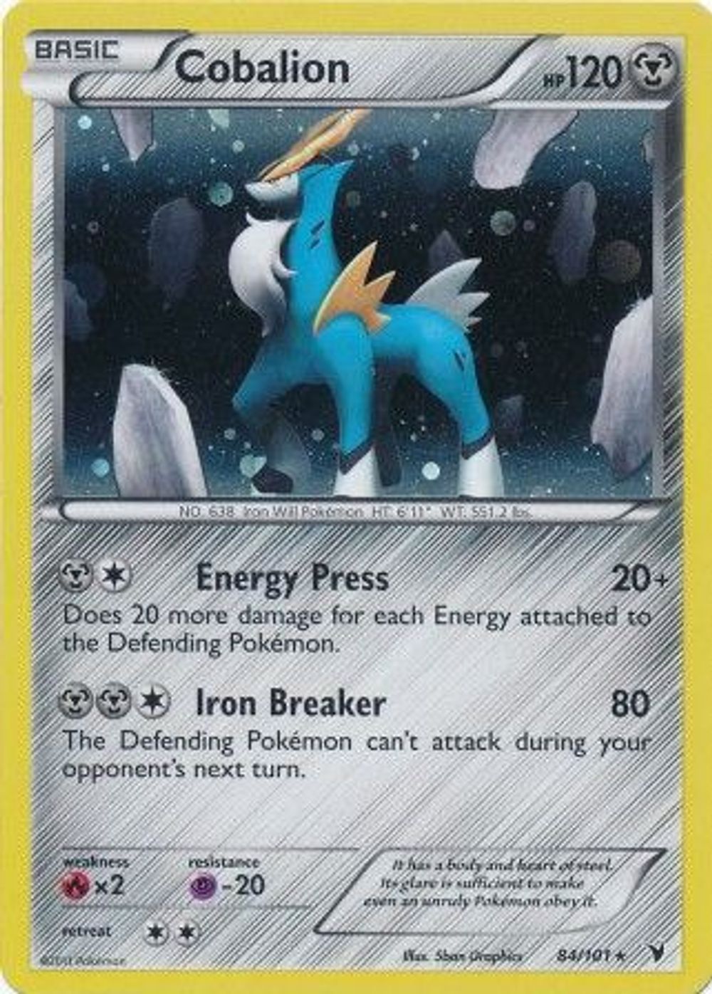 Cobalion - 84/101 (Cosmos Holo) — Blister Exclusives