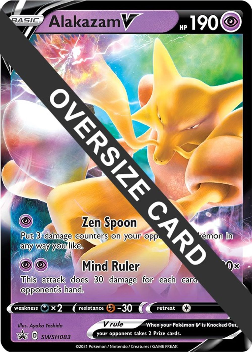 Alakazam V - SWSH083 — Jumbo Cards