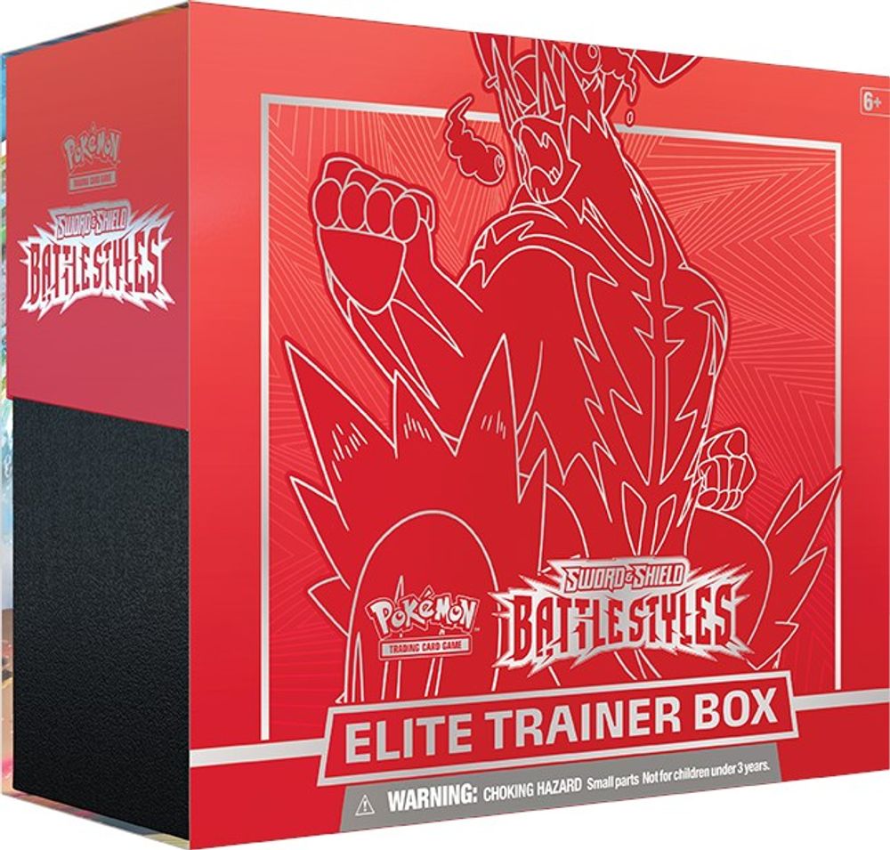 Battle Styles Elite Trainer Box [Single Strike Urshifu] (Red) — SWSH05: Battle Styles