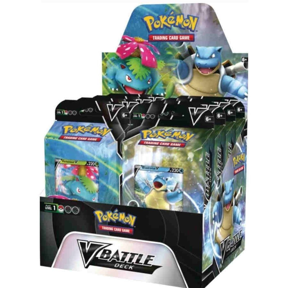 V Battle Deck Display [Venusaur V/Blastoise V] — Miscellaneous Cards & Products