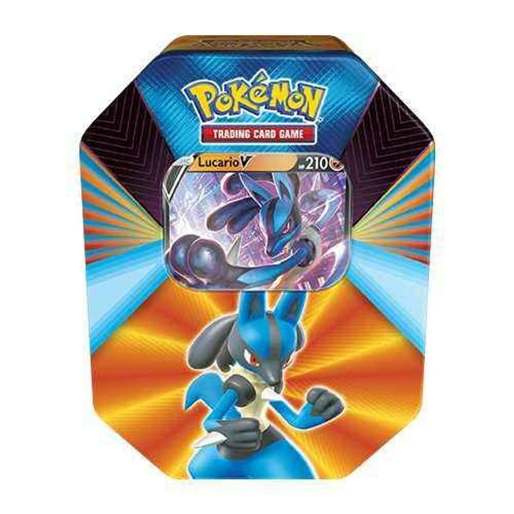 V Forces Tin [Lucario V] — Miscellaneous Cards & Products
