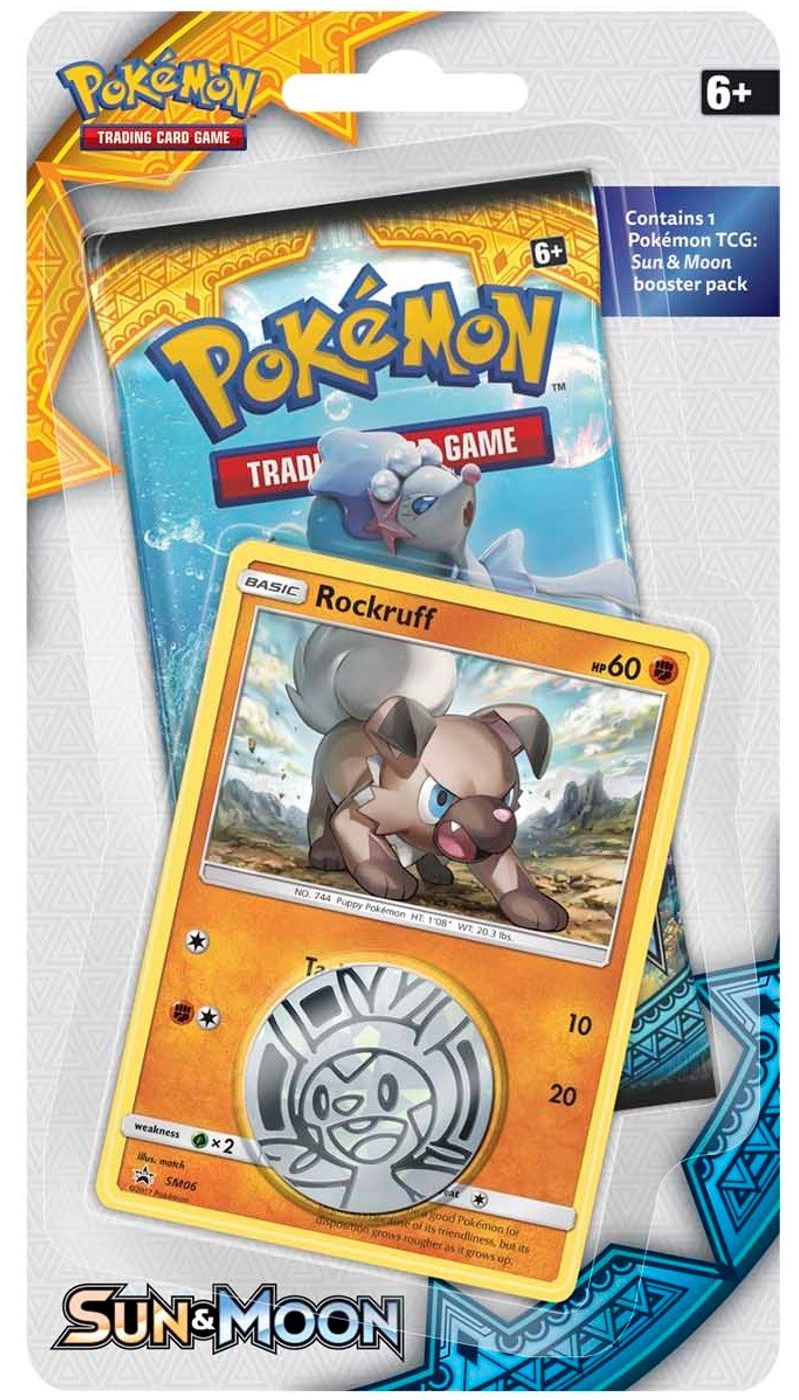Sun & Moon Single Blister Pack [Rockruff] — SM Base Set