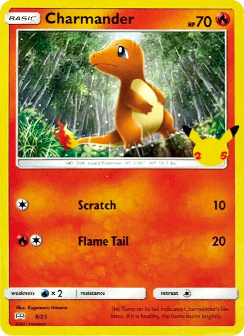 Charmander - 9/25 — McDonald's 25th Anniversary Promos