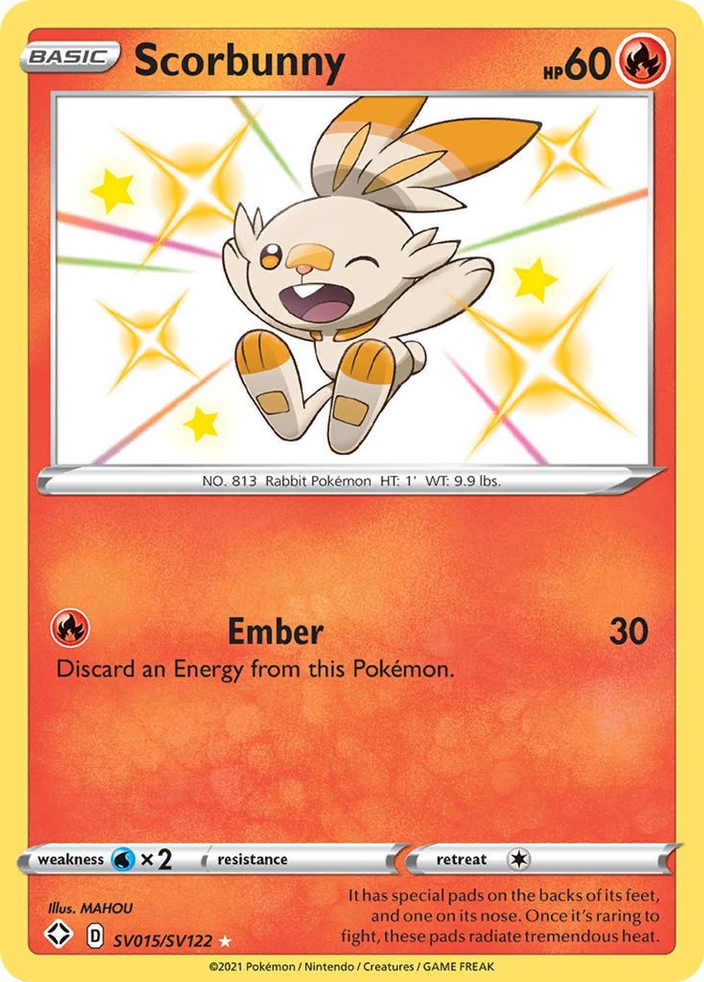 Scorbunny — Shining Fates: Shiny Vault