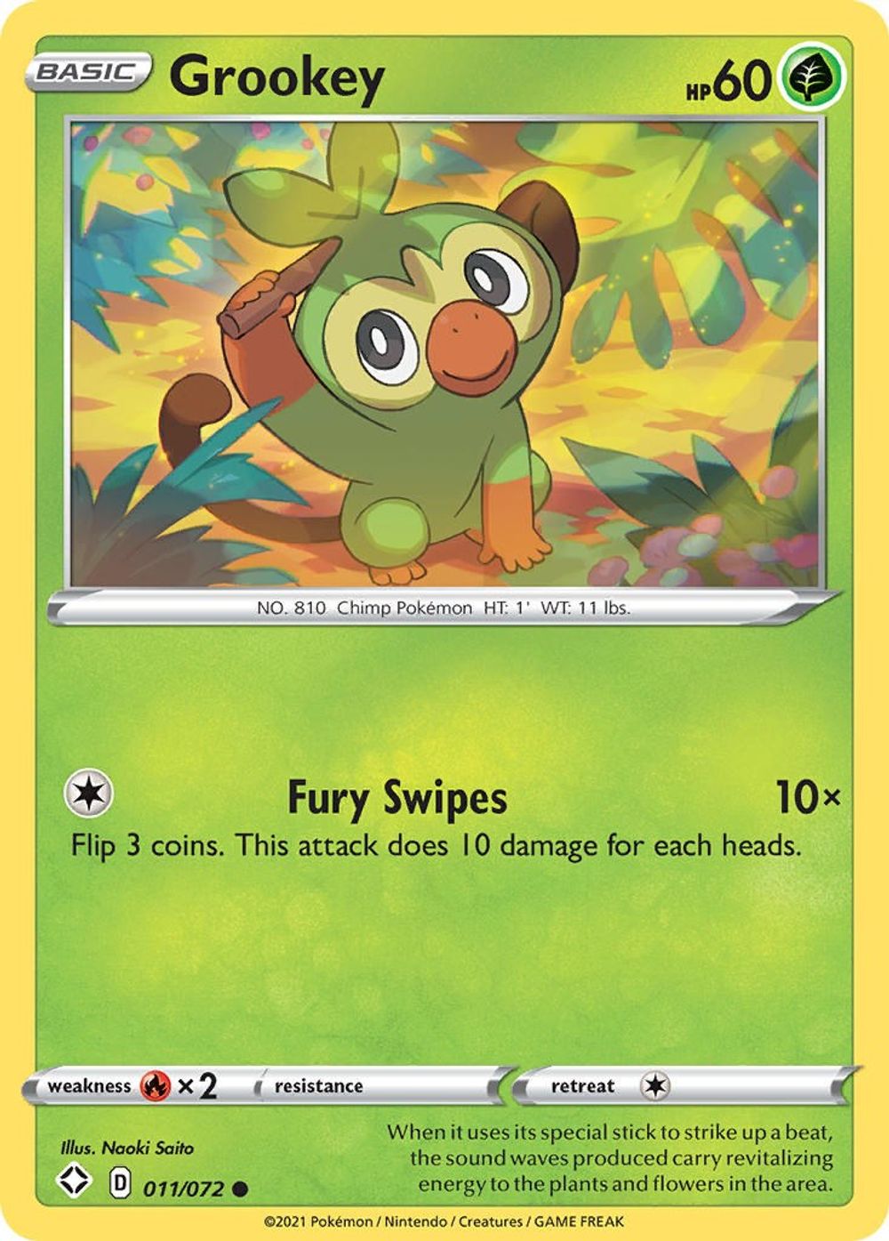 Grookey — Shining Fates