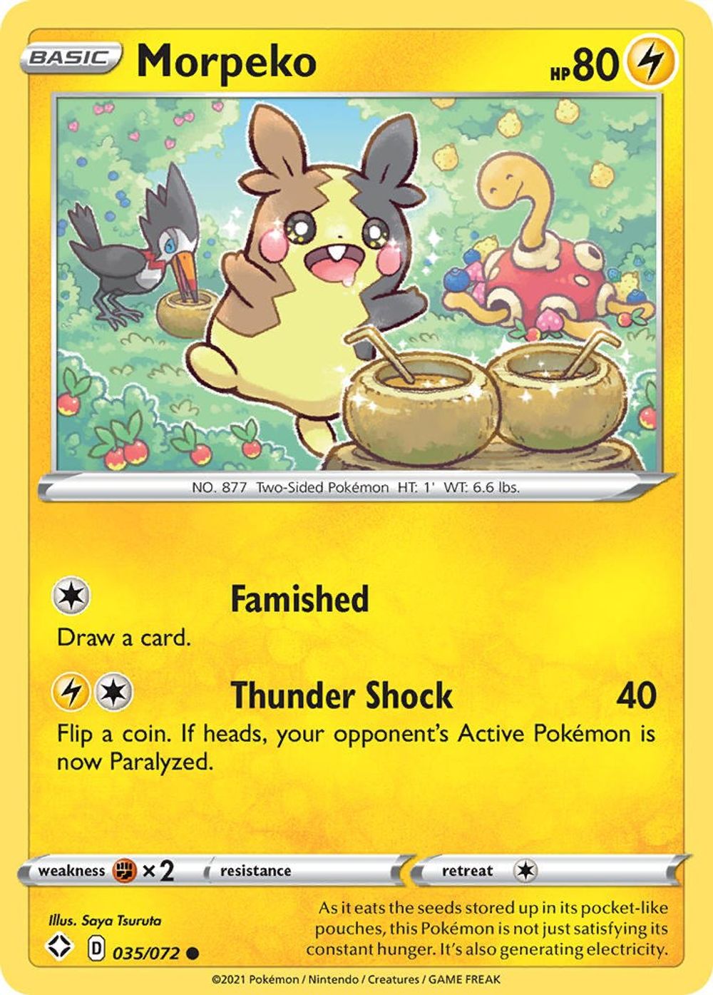 Morpeko (035) — Shining Fates