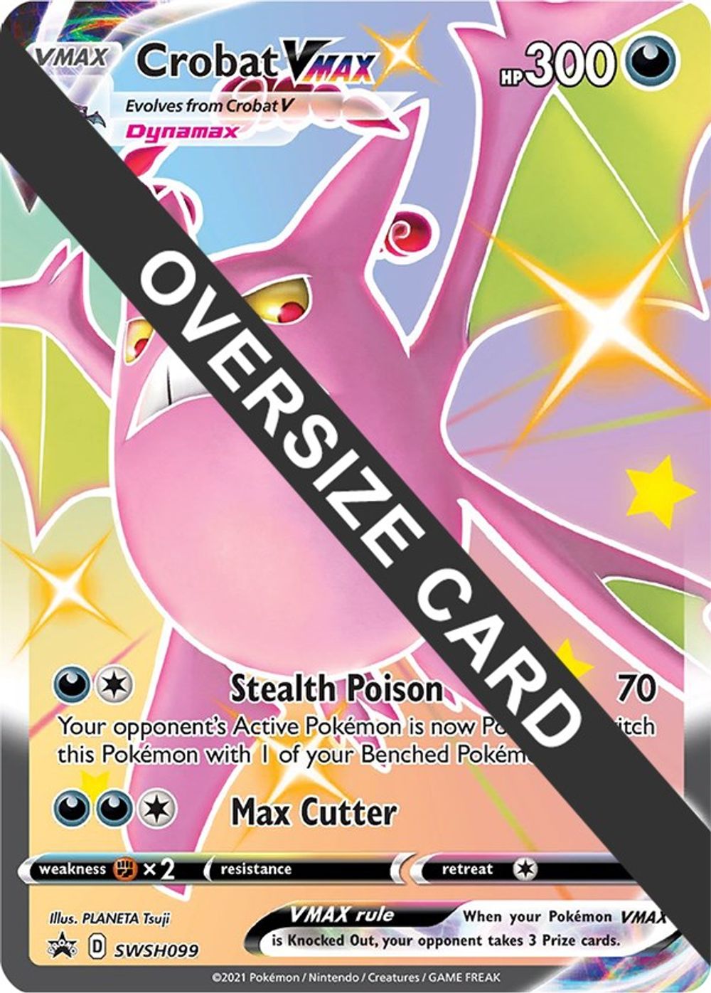 Crobat VMAX - SWSH099 — Jumbo Cards