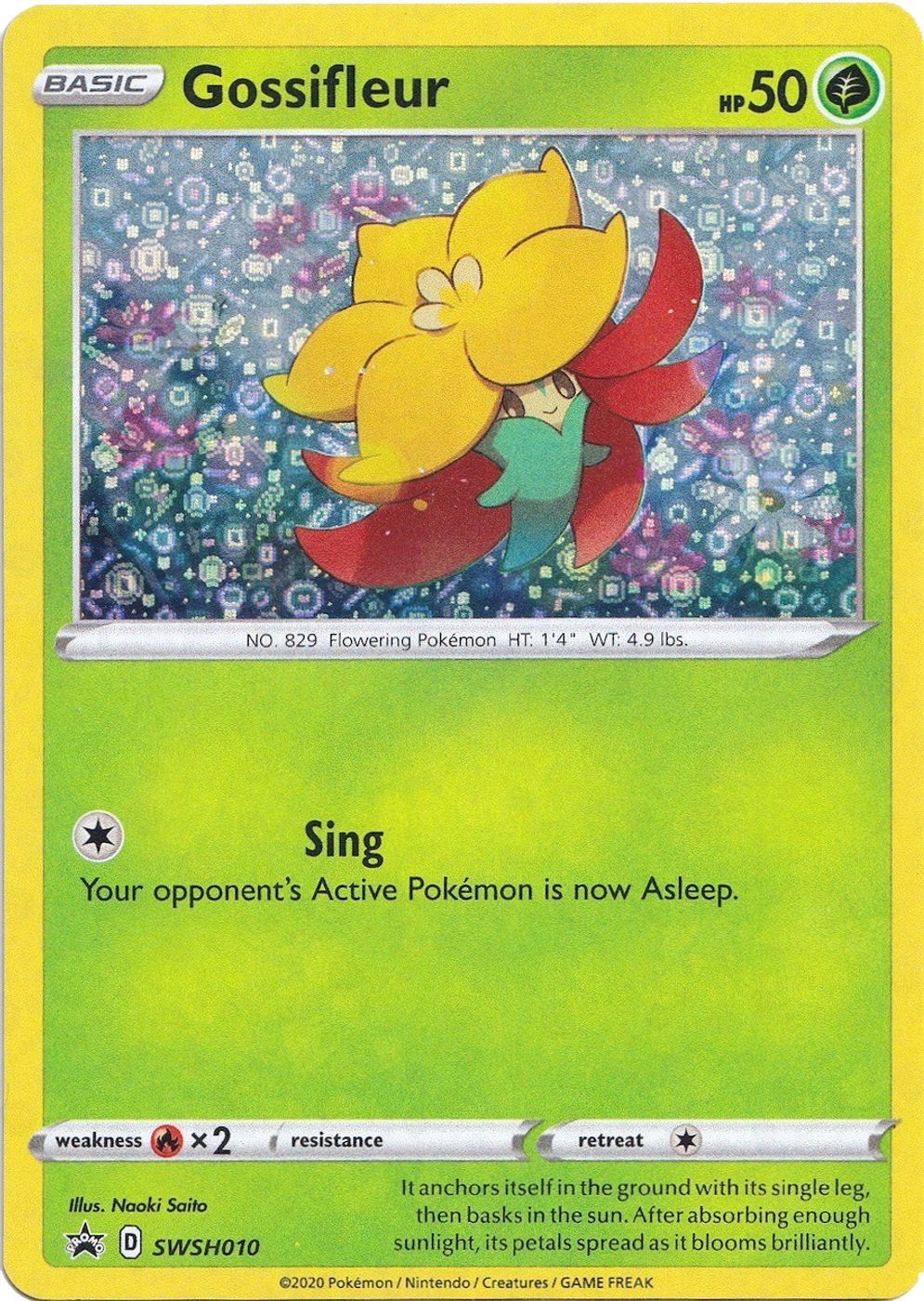 Gossifleur - SWSH010 (General Mills Promo) — Miscellaneous Cards & Products