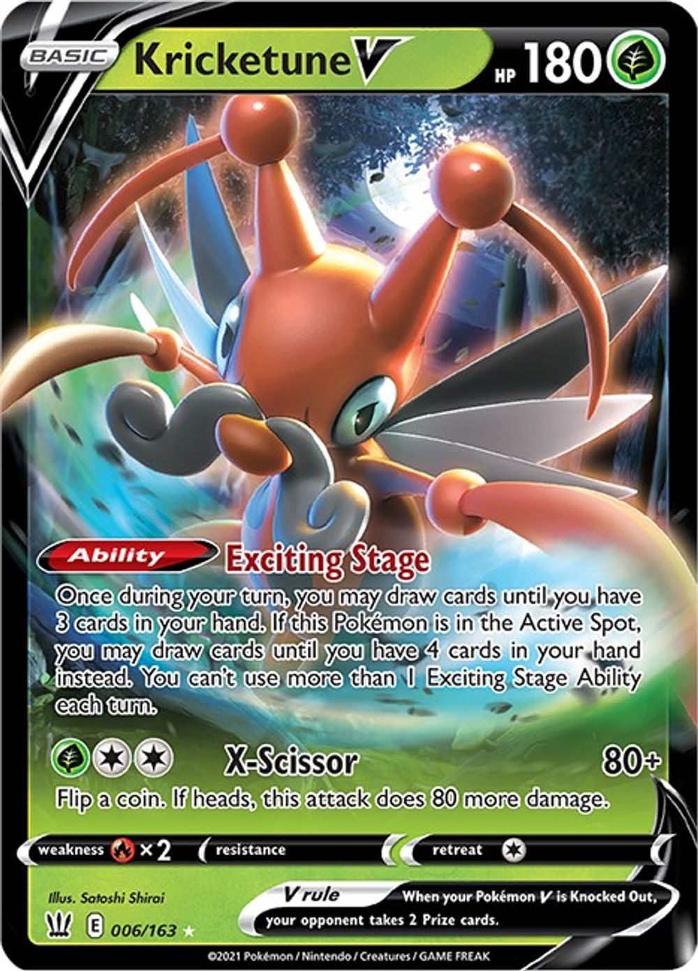 Kricketune V — SWSH05: Battle Styles