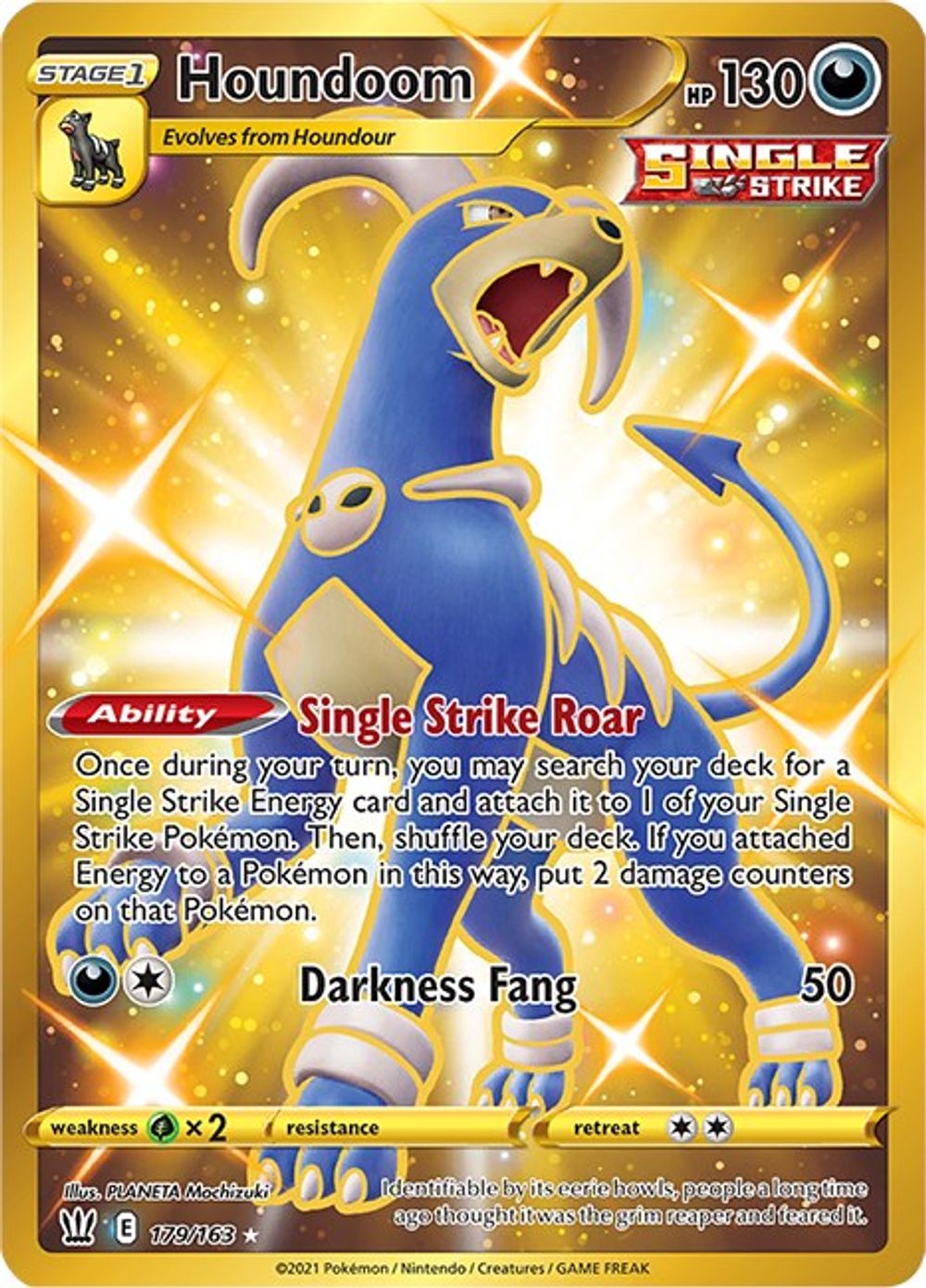 Houndoom (Secret) — SWSH05: Battle Styles
