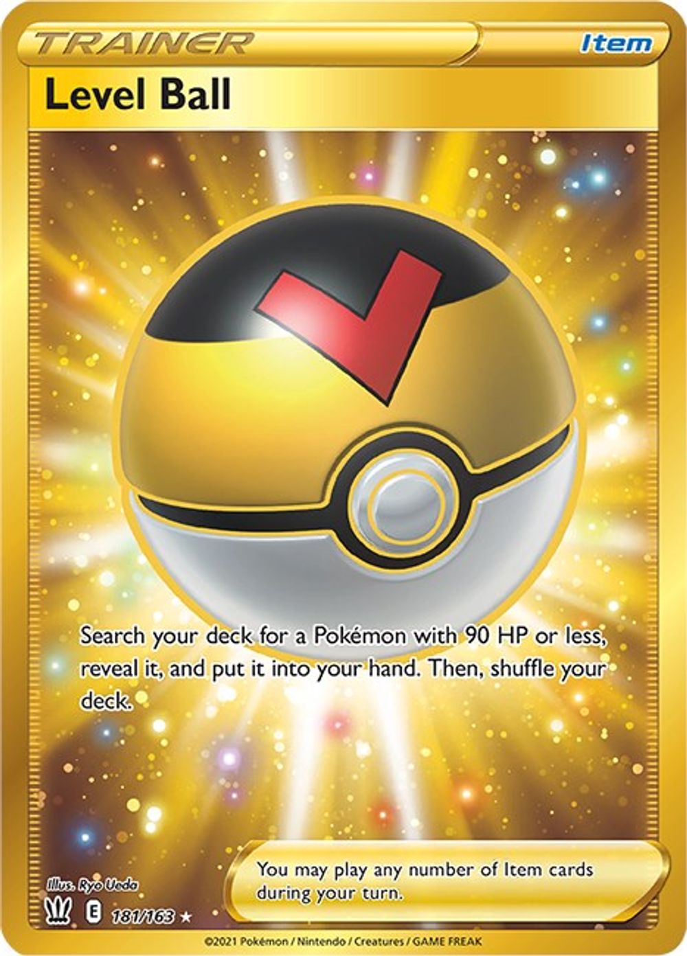 Level Ball (Secret) — SWSH05: Battle Styles