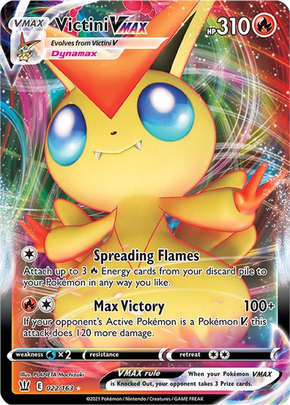 Victini VMAX — SWSH05: Battle Styles