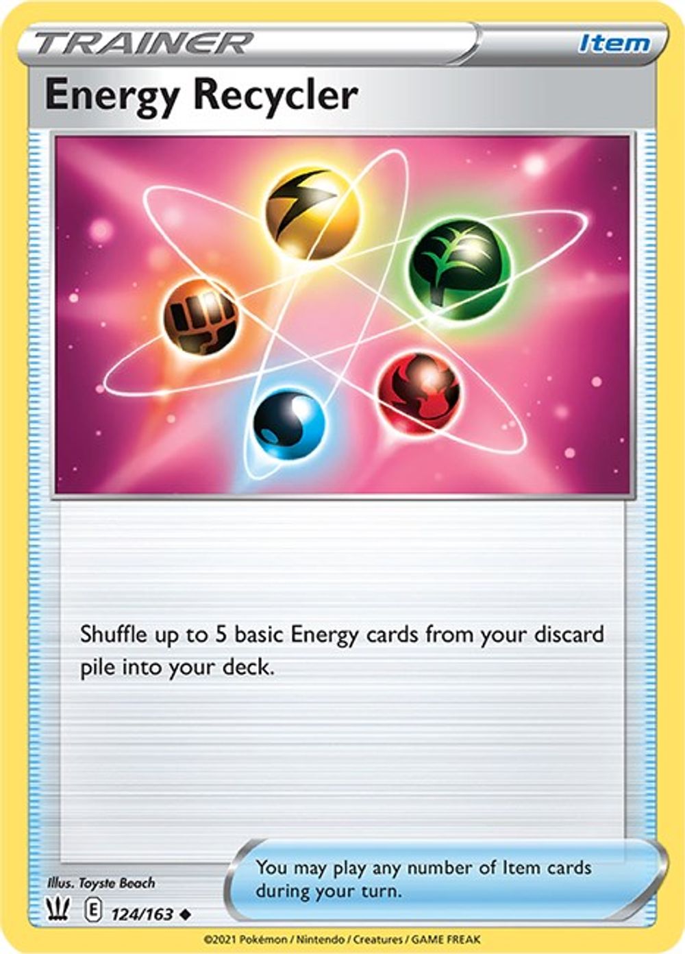 Energy Recycler — SWSH05: Battle Styles