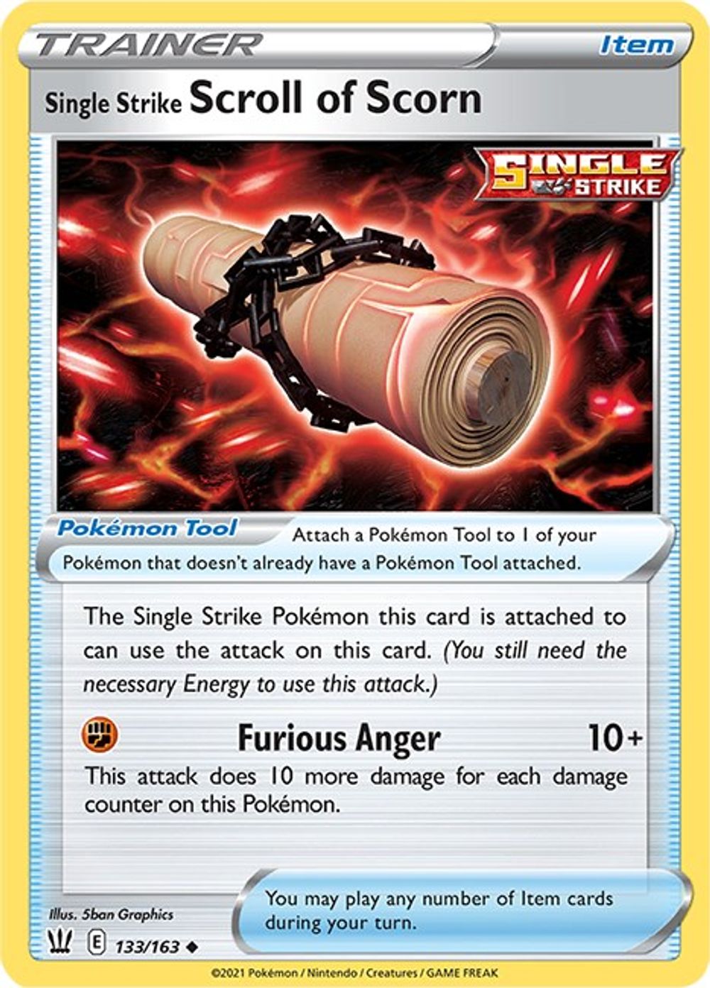 Single Strike Scroll of Scorn — SWSH05: Battle Styles