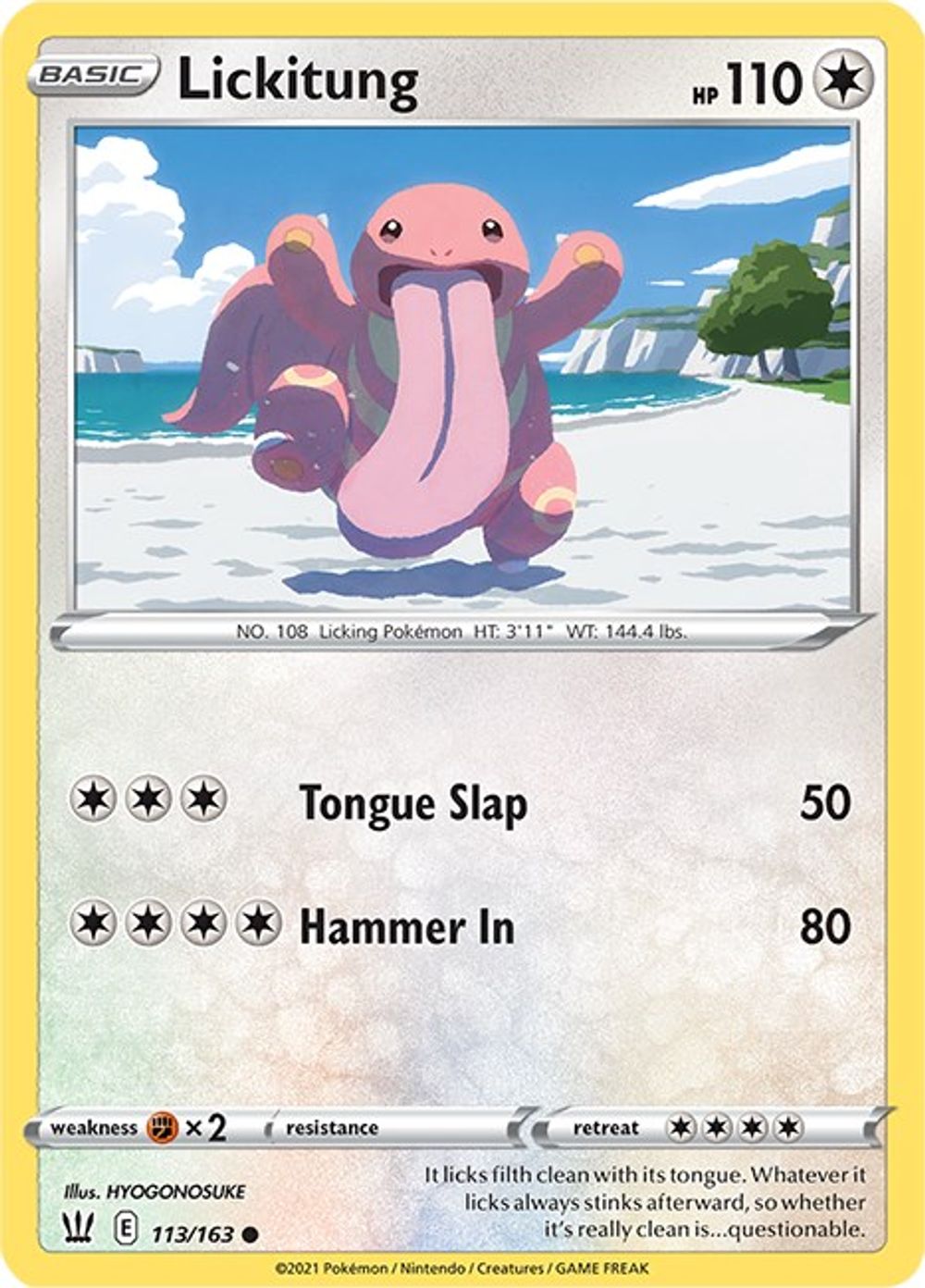 Lickitung — SWSH05: Battle Styles