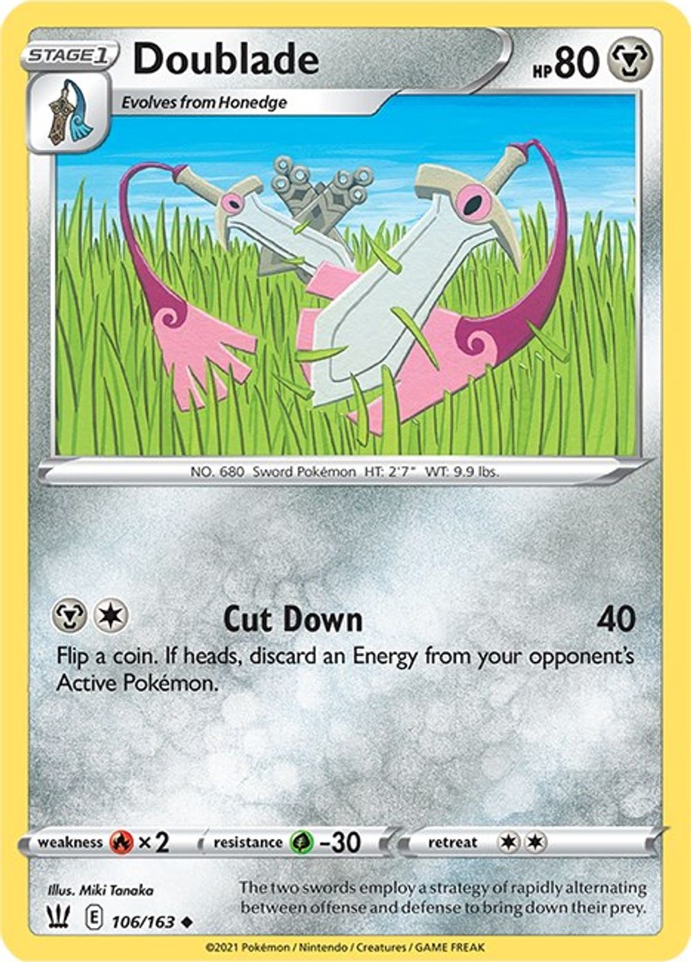 Doublade — SWSH05: Battle Styles