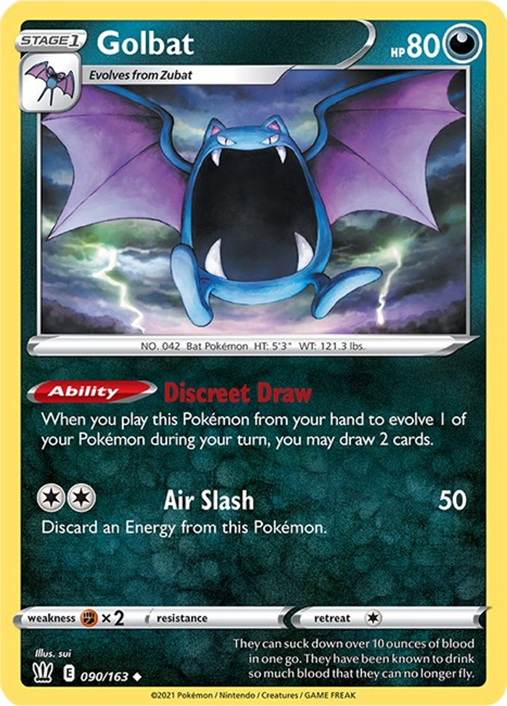 Golbat — SWSH05: Battle Styles