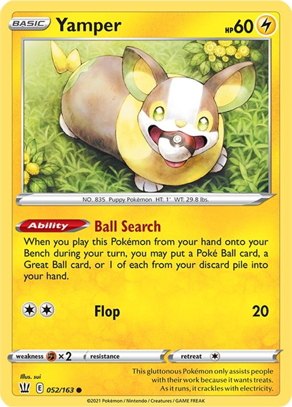 Yamper — SWSH05: Battle Styles
