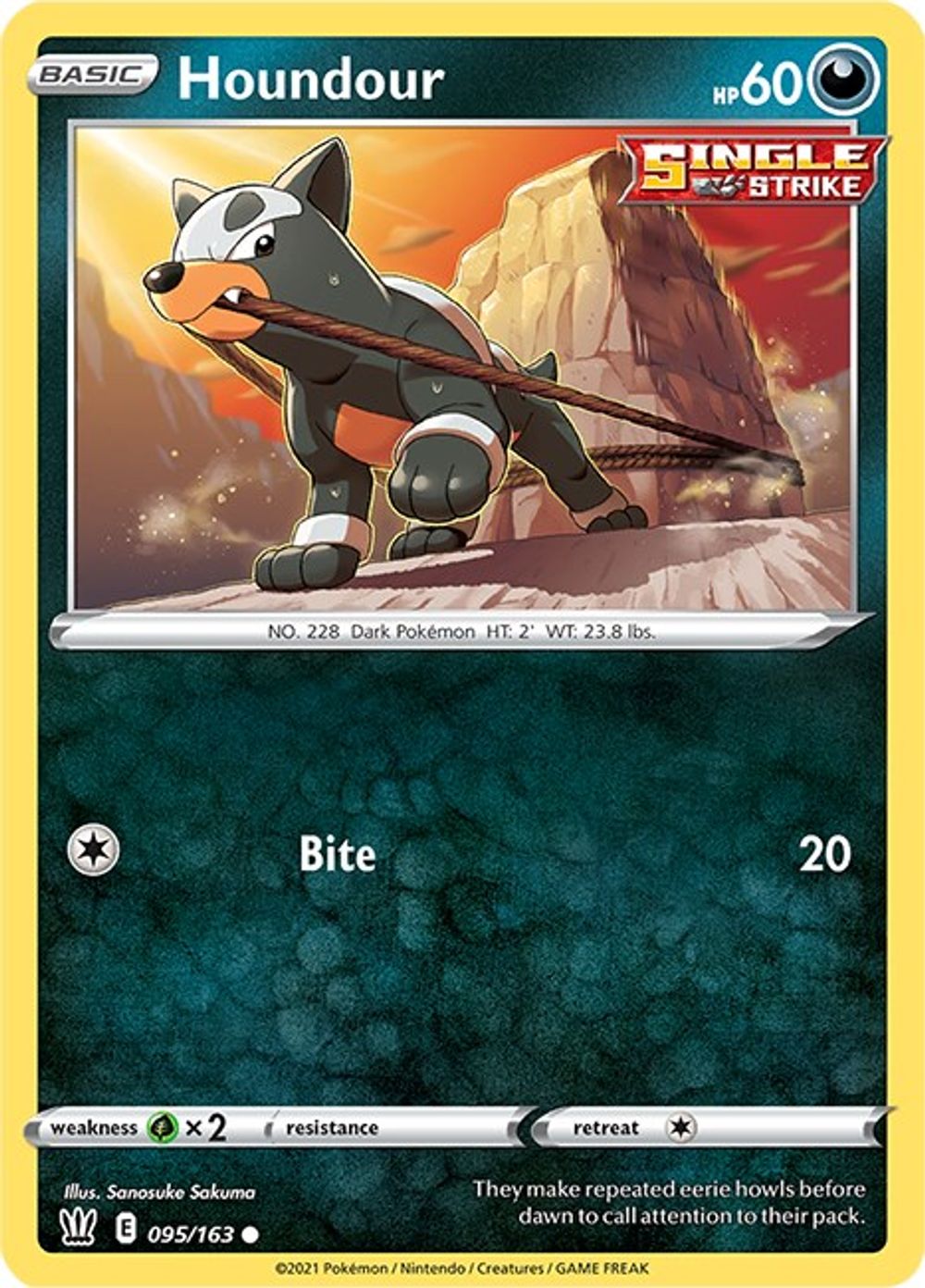 Houndour — SWSH05: Battle Styles