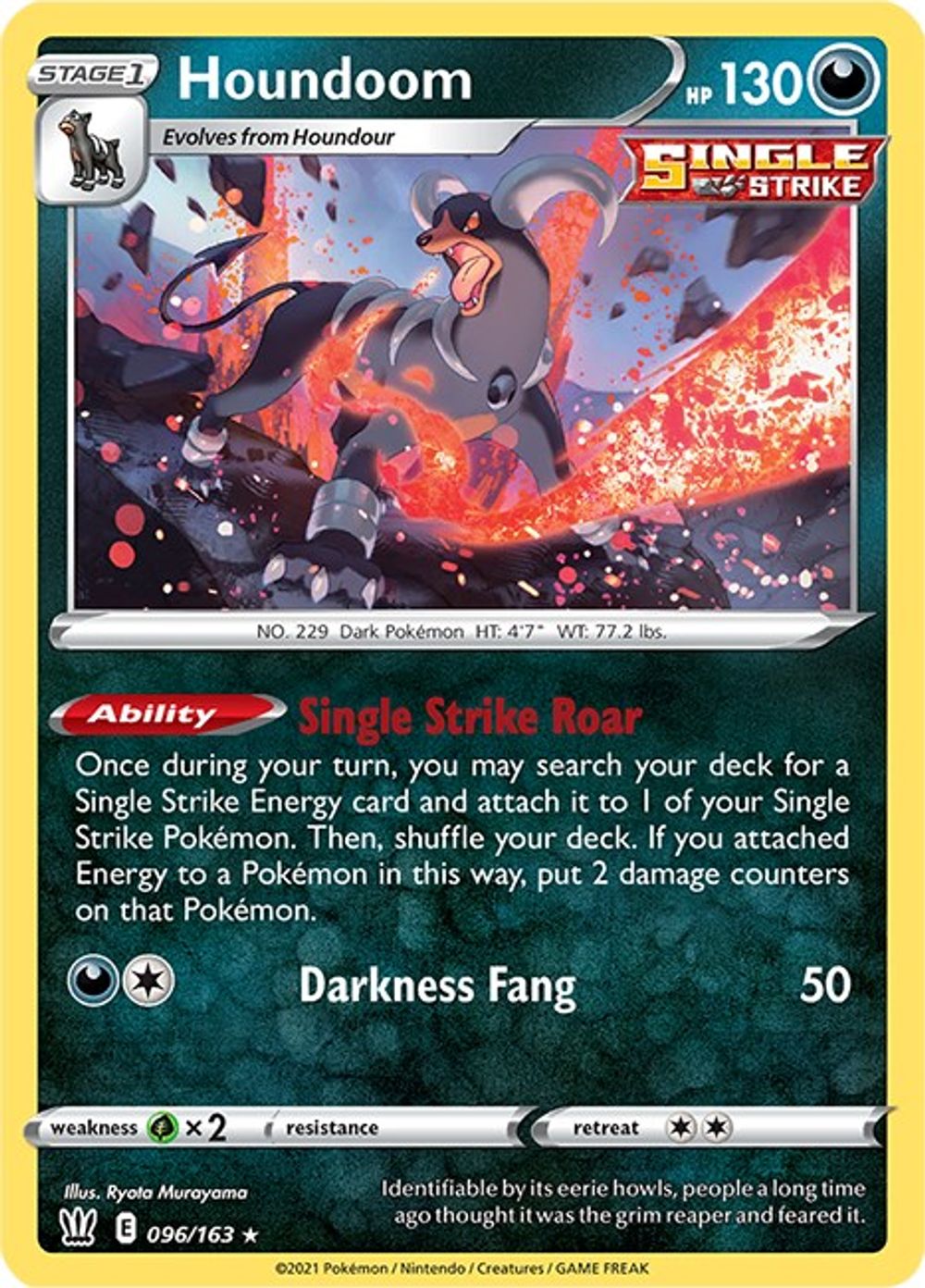 Houndoom — SWSH05: Battle Styles