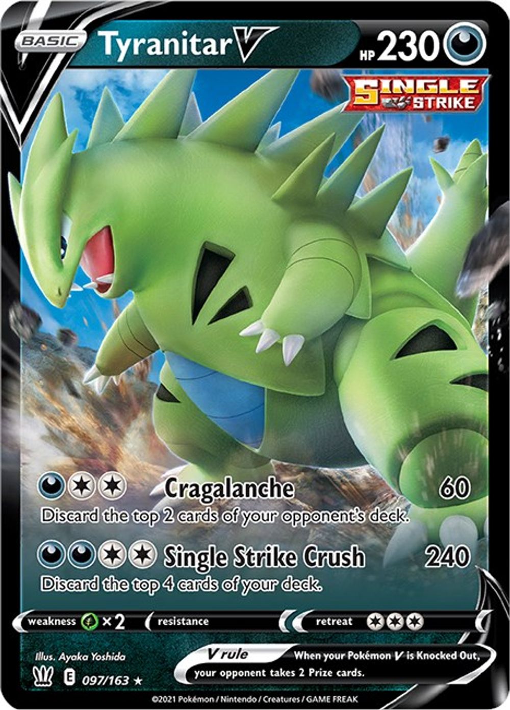 Tyranitar V — SWSH05: Battle Styles