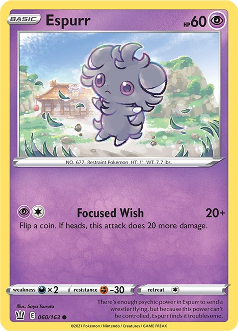 Espurr — SWSH05: Battle Styles