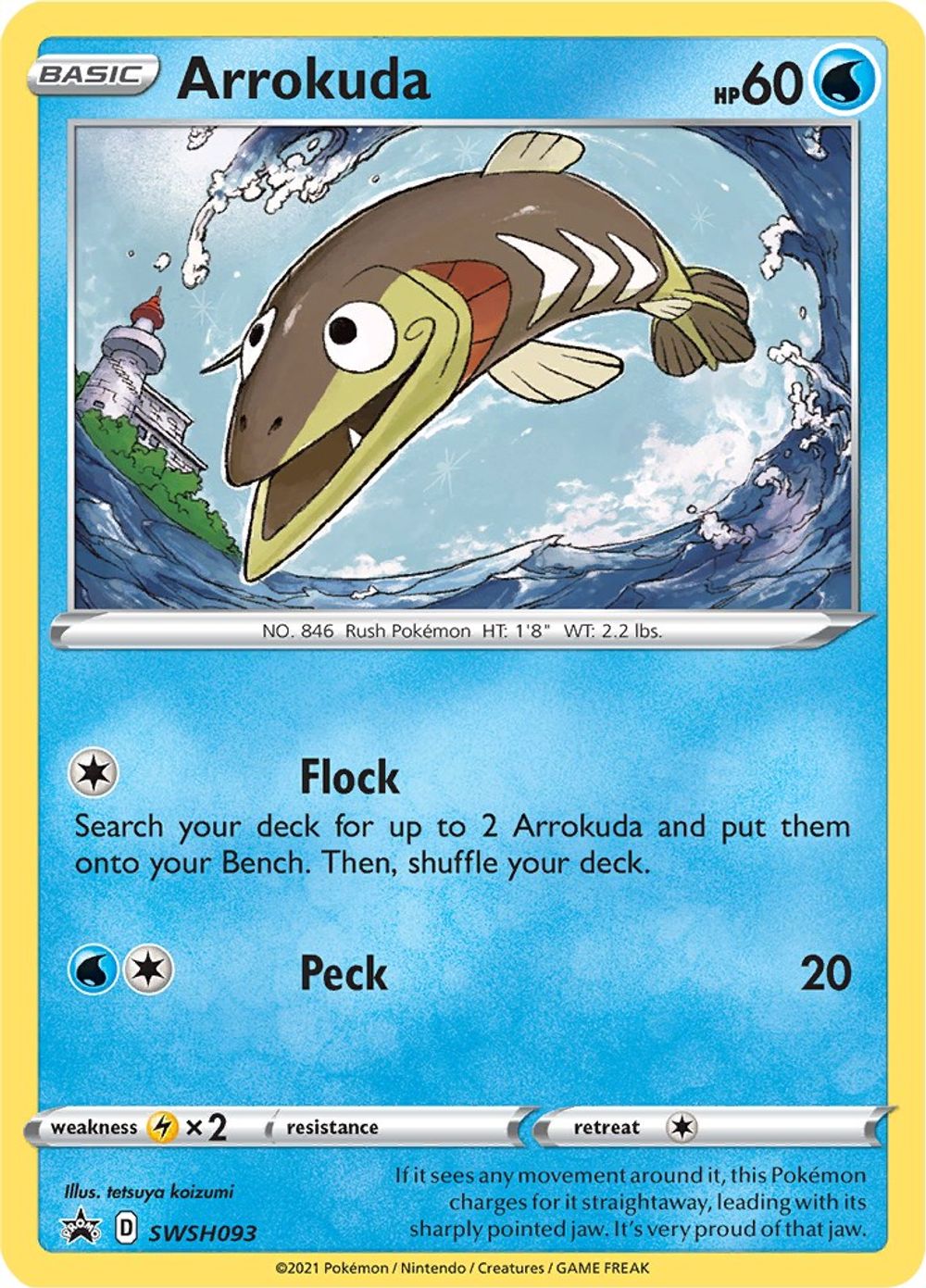 Arrokuda - SWSH093 — SWSH: Sword & Shield Promo Cards