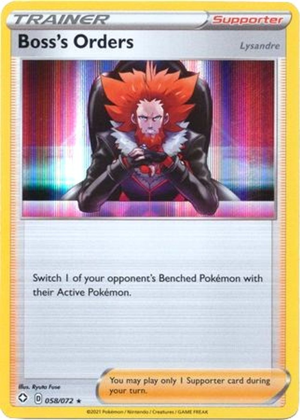 Boss's Orders - 058/072 — Deck Exclusives