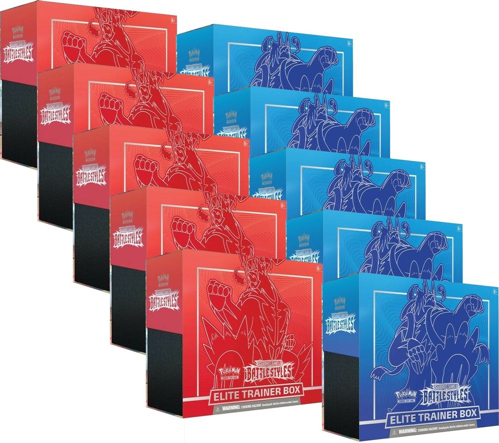 Battle Styles Elite Trainer Box Case — SWSH05: Battle Styles