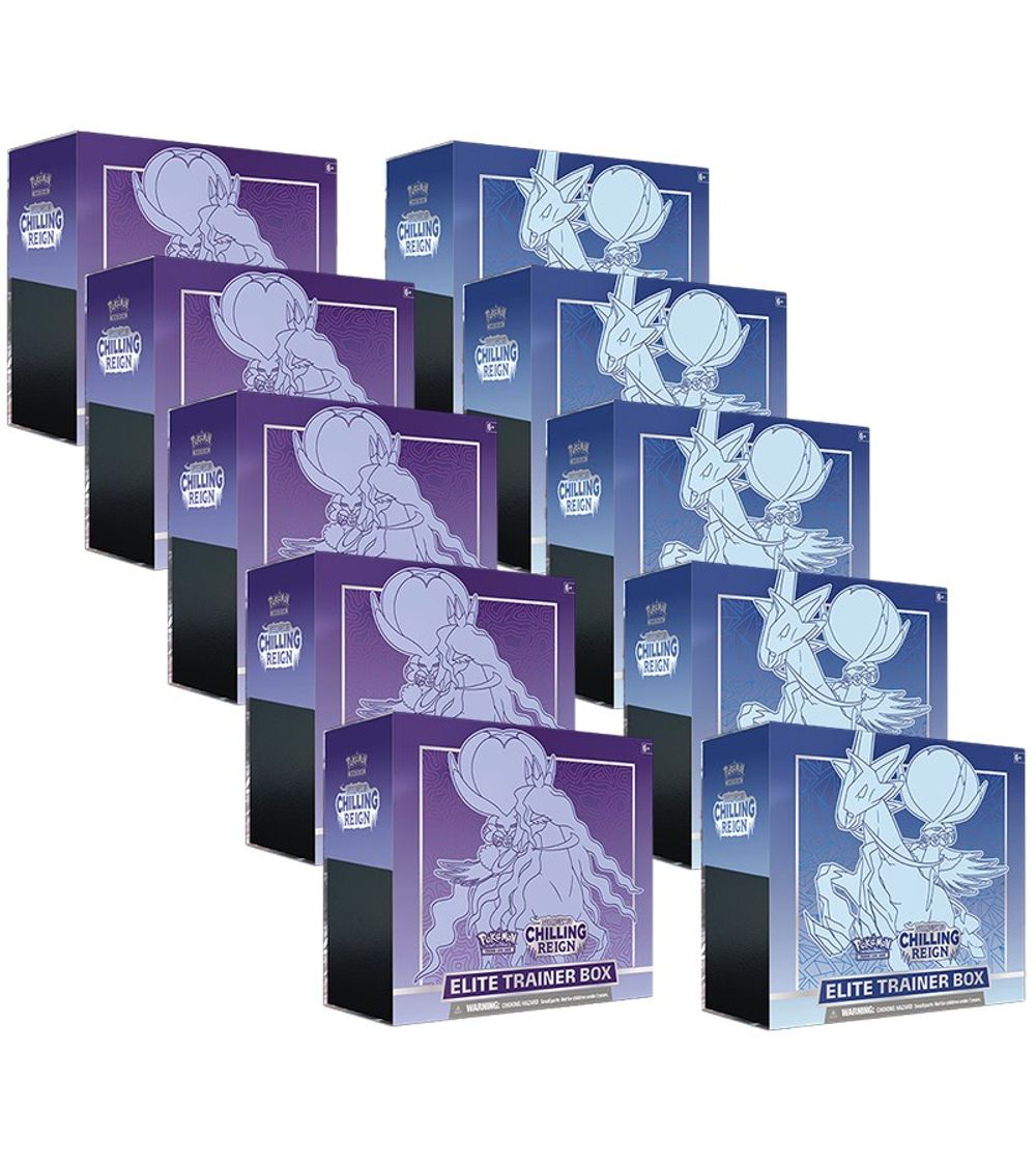 Chilling Reign Elite Trainer Box Case — SWSH06: Chilling Reign