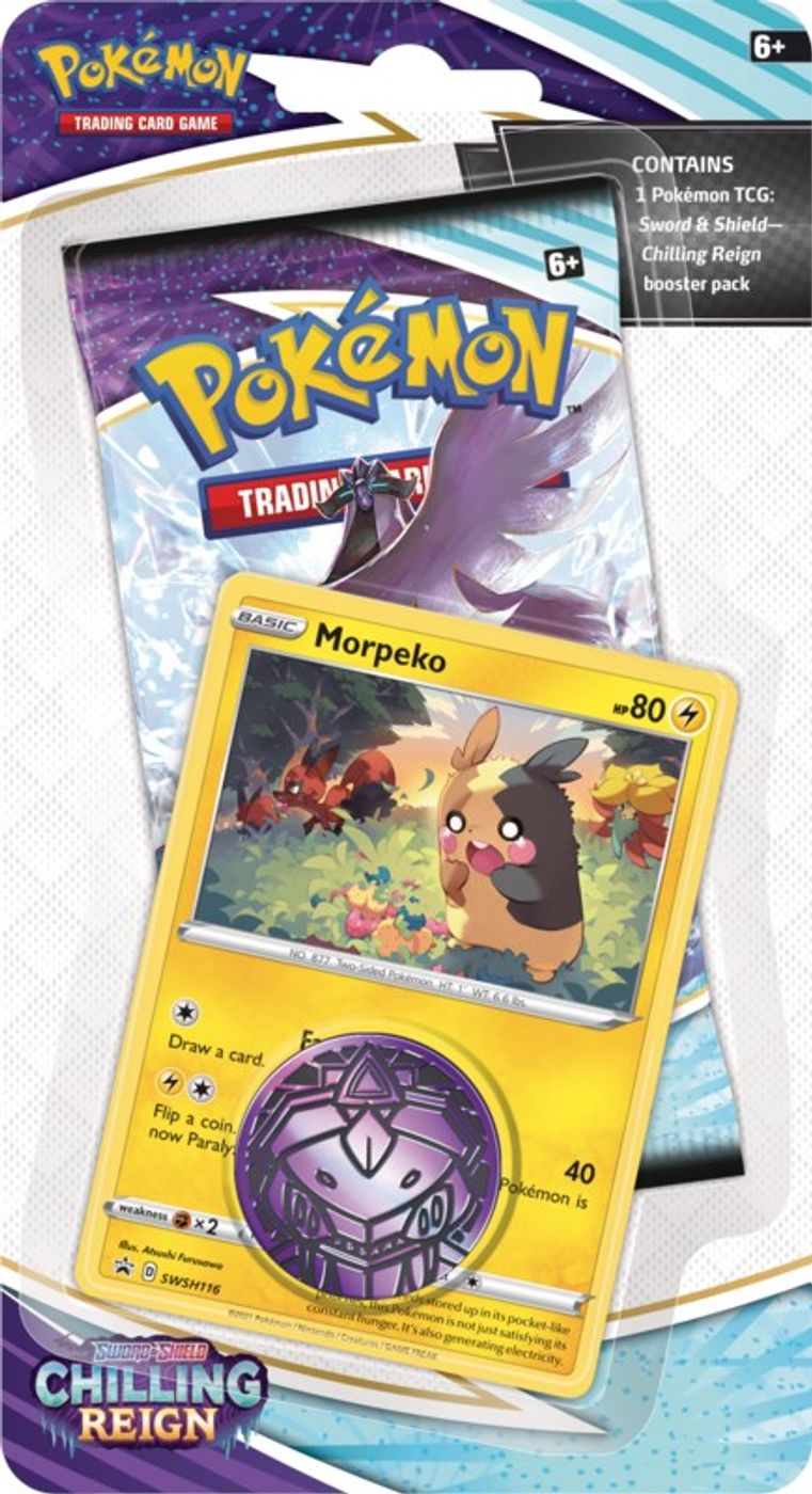 Chilling Reign Single Pack Blister [Morpeko] — SWSH06: Chilling Reign