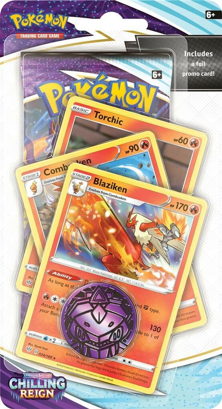 Chilling Reign Premium Checklane Blister [Blaziken] — SWSH06: Chilling Reign