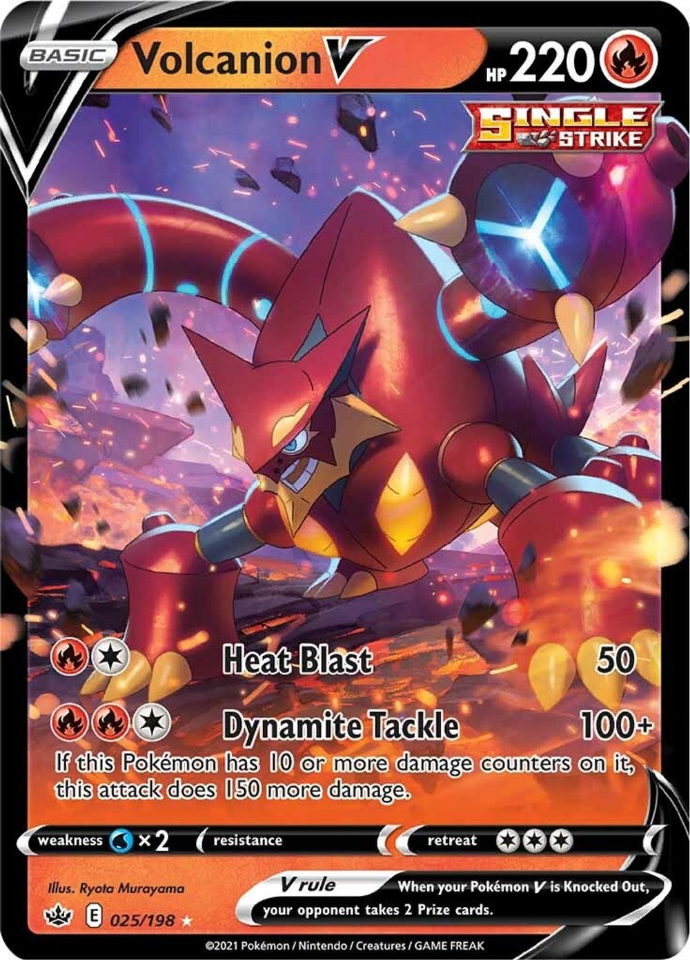 Volcanion V — SWSH06: Chilling Reign