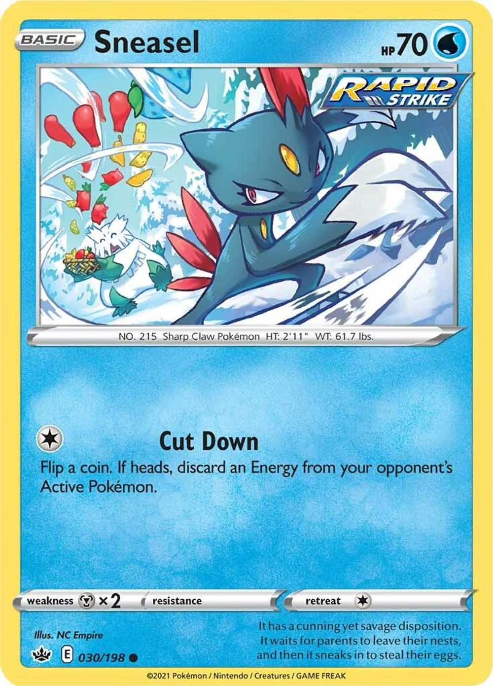 Sneasel — SWSH06: Chilling Reign
