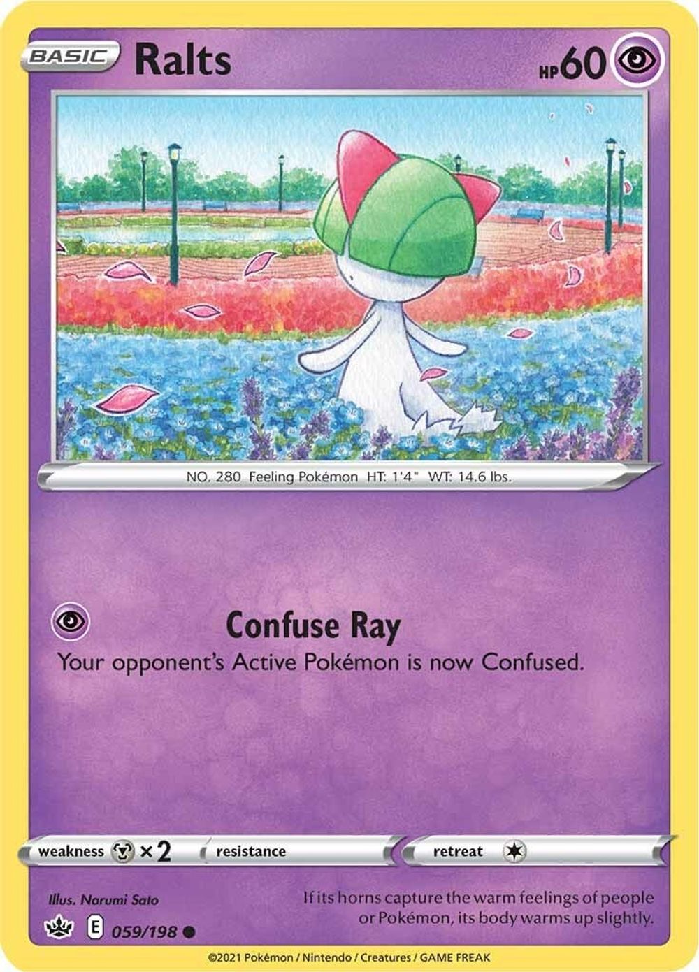 Ralts — SWSH06: Chilling Reign