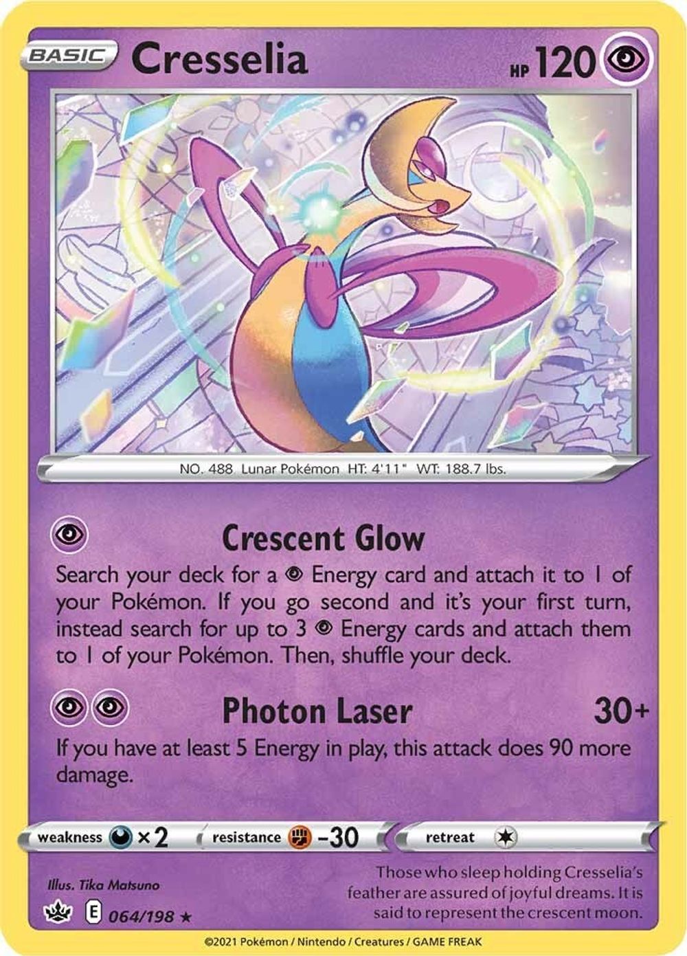 Cresselia — SWSH06: Chilling Reign