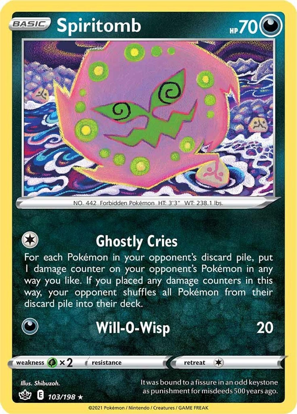 Spiritomb — SWSH06: Chilling Reign