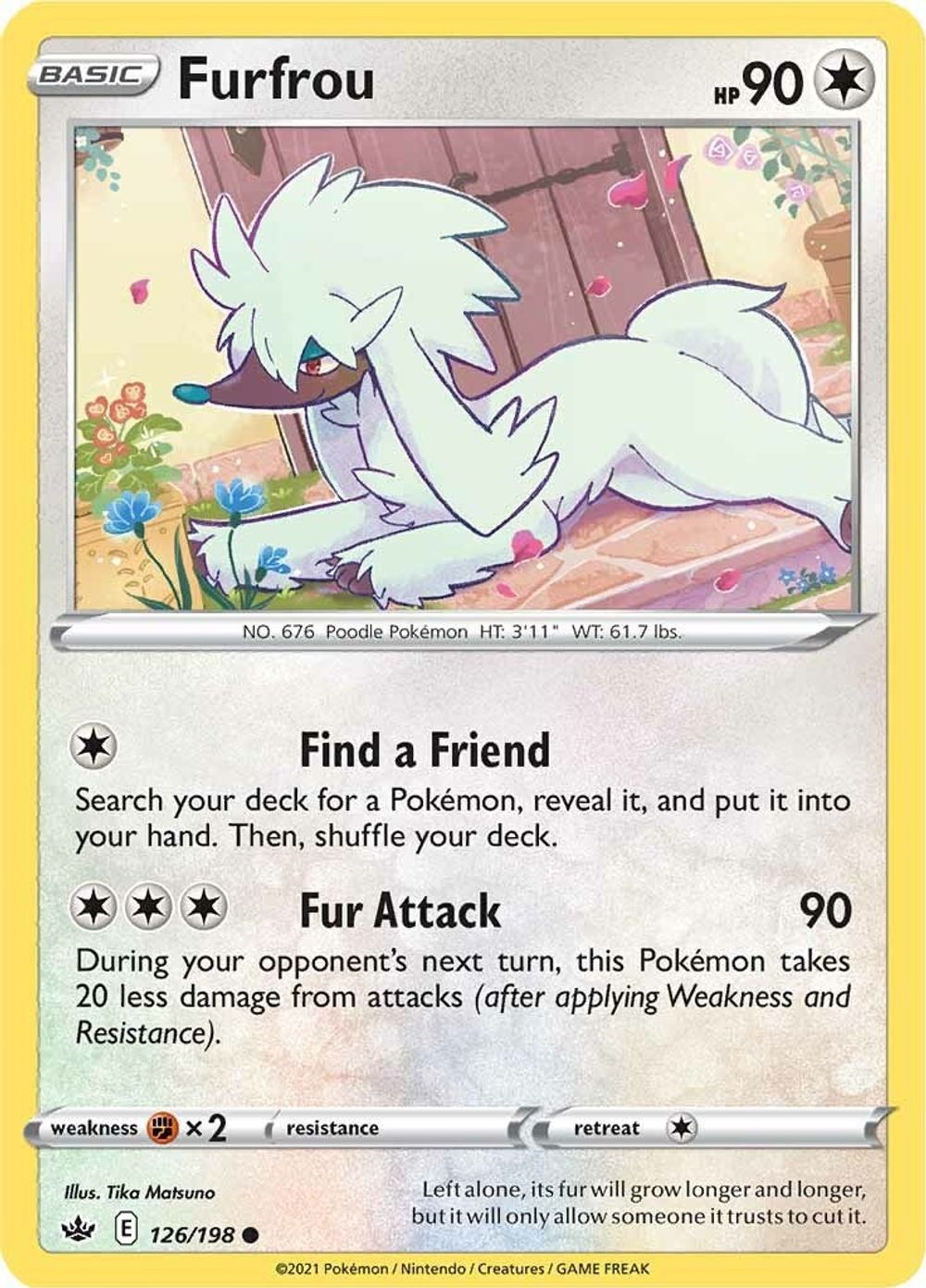 Furfrou — SWSH06: Chilling Reign