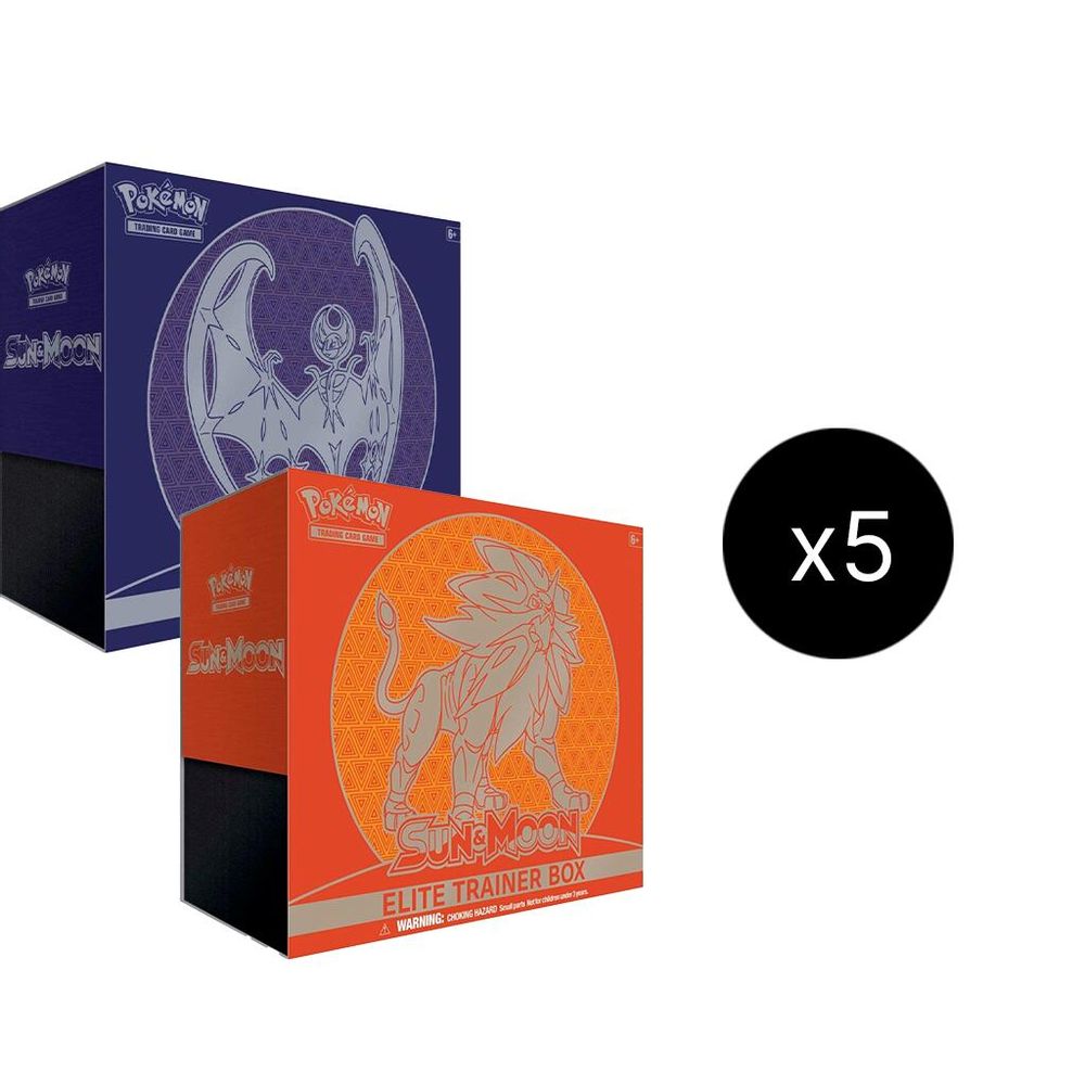 Sun & Moon Elite Trainer Box Case — SM Base Set