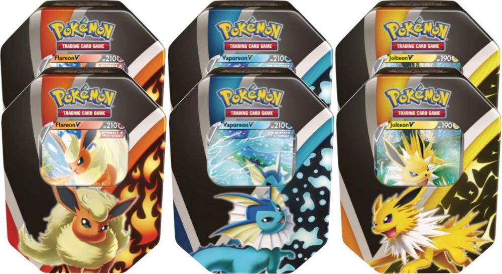 Eevee Evolutions Tin Case — Miscellaneous Cards & Products