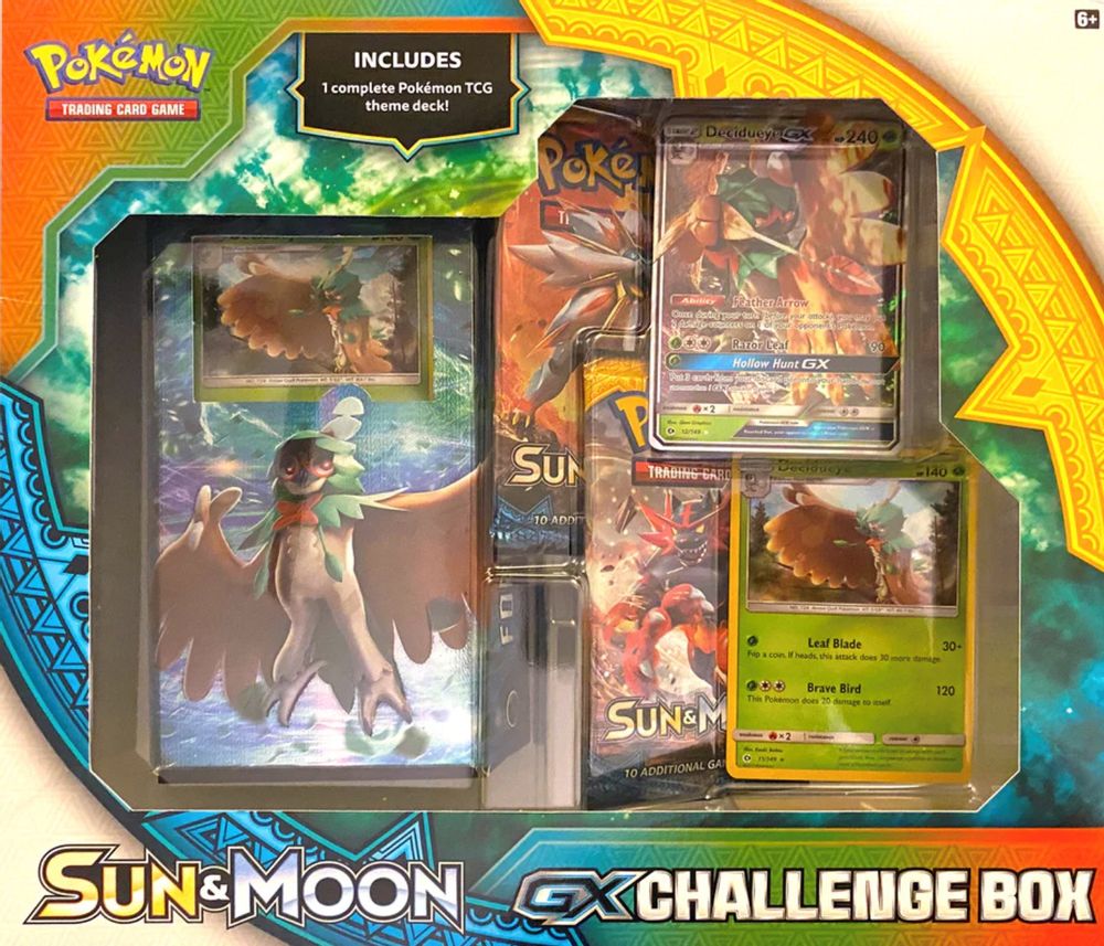 Sun & Moon GX Challenge Box [Decidueye] — SM Base Set