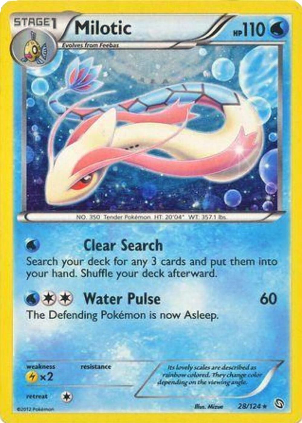 Milotic - 28/124 (Cosmos Holo) — Blister Exclusives