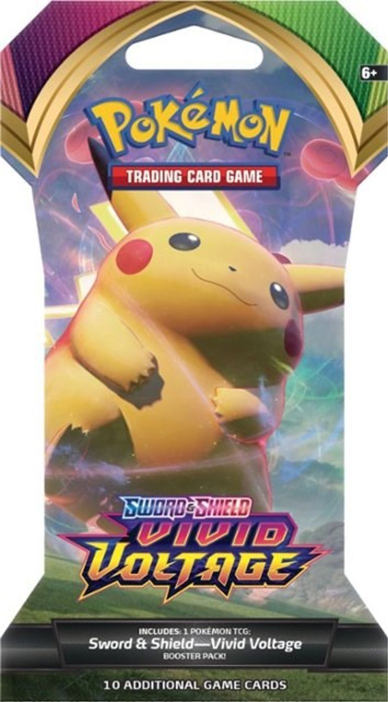 Vivid Voltage Sleeved Booster Pack — SWSH04: Vivid Voltage