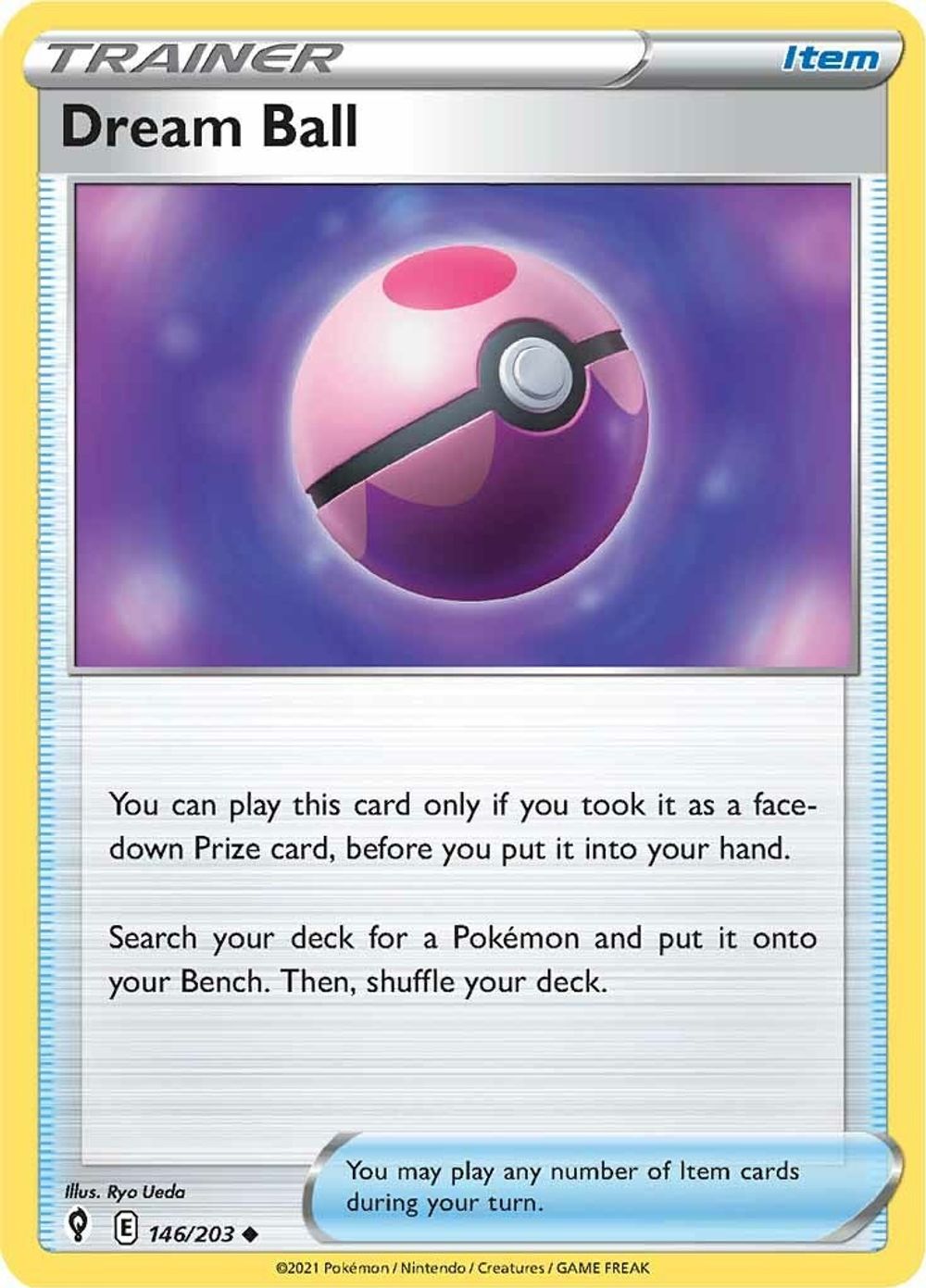 Dream Ball — SWSH07: Evolving Skies