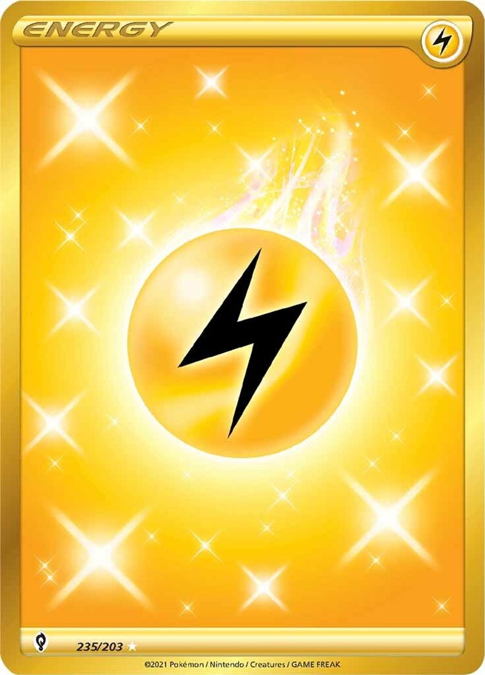 Lightning Energy (Secret) — SWSH07: Evolving Skies