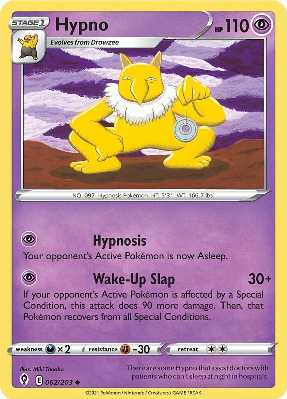 Hypno — SWSH07: Evolving Skies