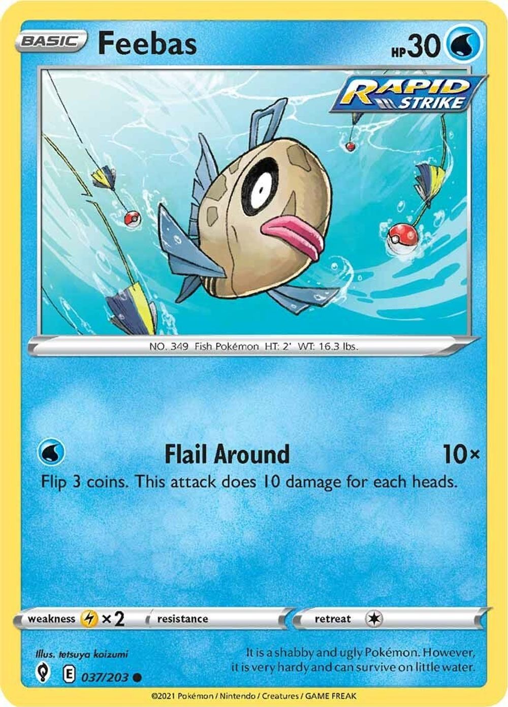 Feebas — SWSH07: Evolving Skies