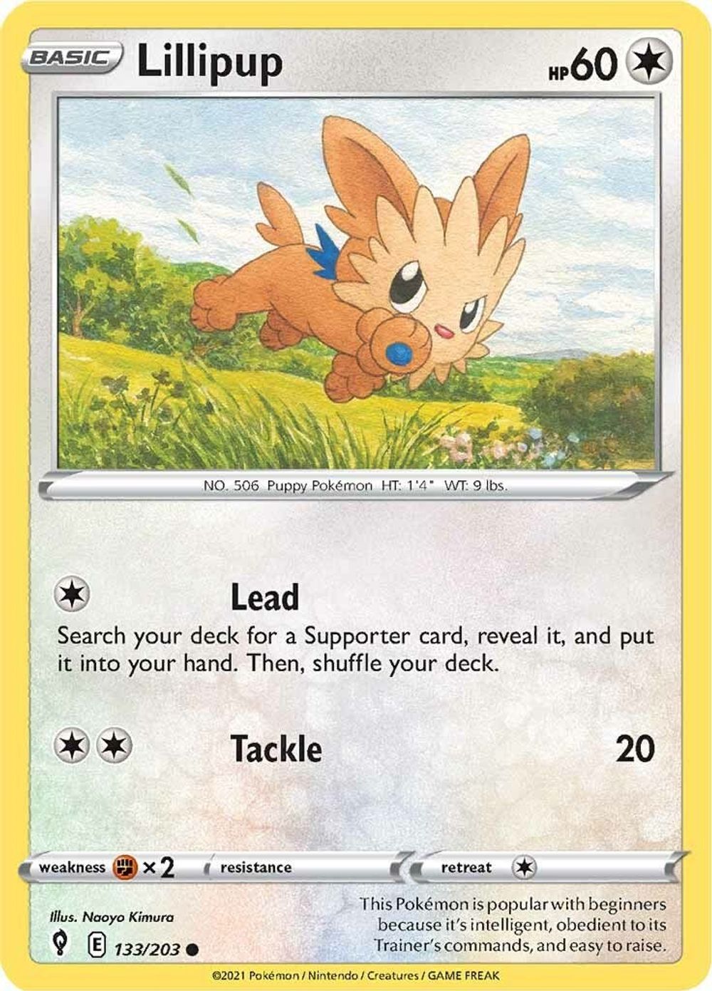 Lillipup — SWSH07: Evolving Skies