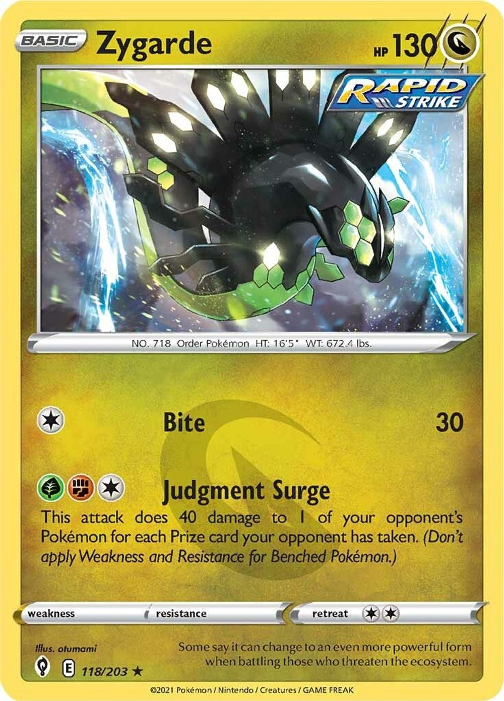 Zygarde — SWSH07: Evolving Skies