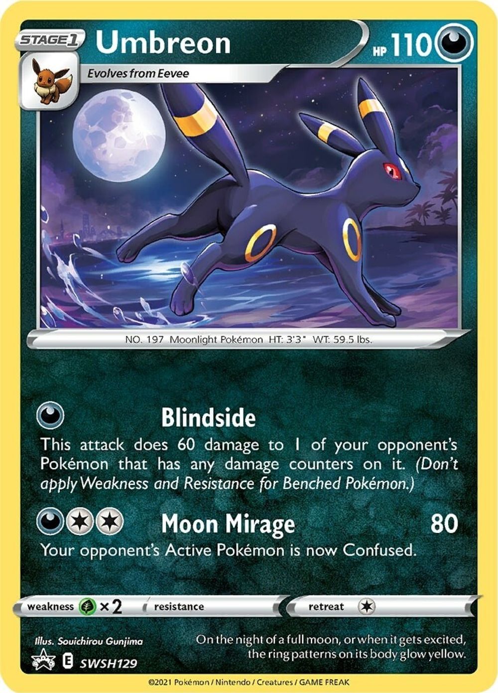 Umbreon - SWSH129 — SWSH: Sword & Shield Promo Cards